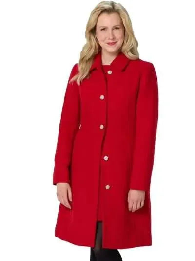 A Newport Christmas 2025 Ginna Claire Mason Red Coat