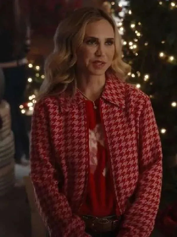 A Royal Montana Christmas Fiona Gubelmann Houndstooth Jacket