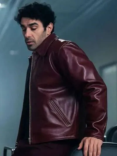 A Very Jonas Christmas Movie Joe Jonas Leather Jacket