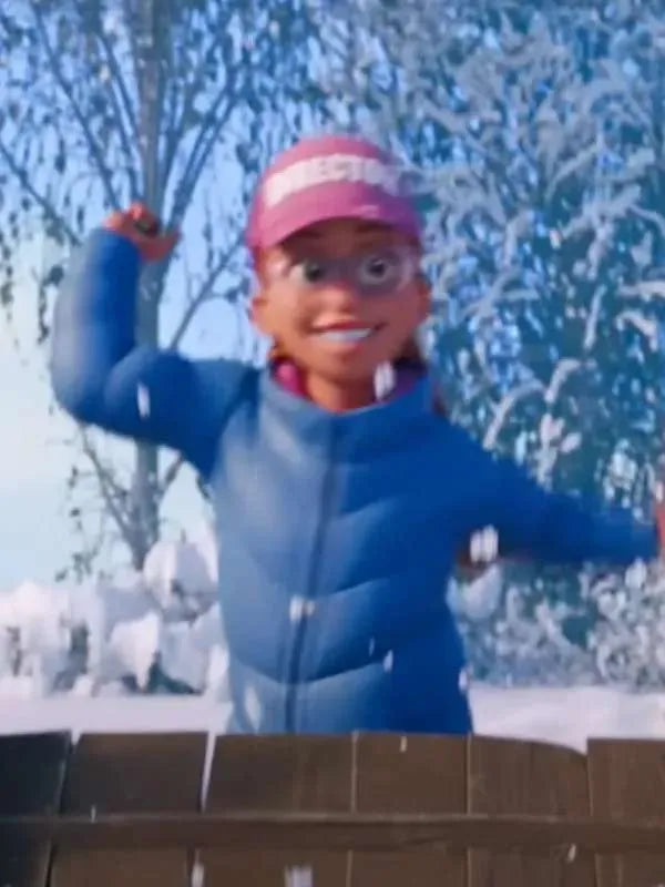 Bernadette That Christmas 2024 Blue Jacket