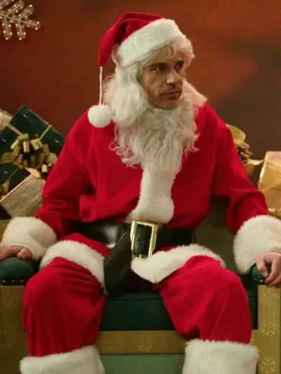 Billy Bob Thornton Bad Santa Red Christmas Coat