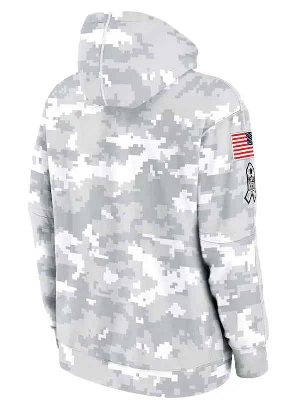 Chicago Bears Salute To Service Camo 2024 Hoodie - Trendy Layer