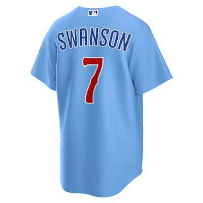 Chicago Cubs Pete Crow Armstrong Nike Light Blue Alternate Player Jersey