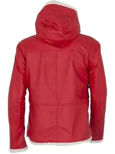 Christmas Red Santa Leather Jacket