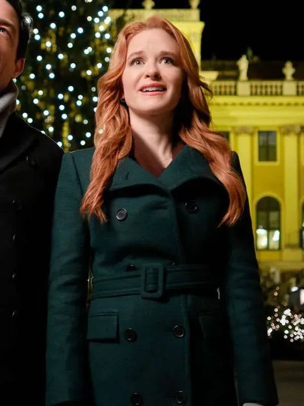 Christmas in Vienna Sarah Drew Green Coat