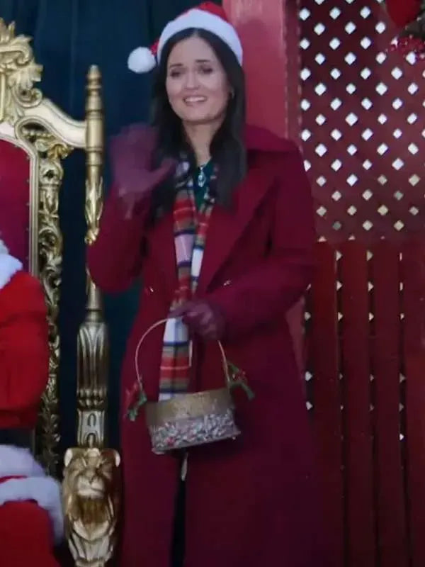 Danica McKellar A Cinderella Christmas Ball Red Coat
