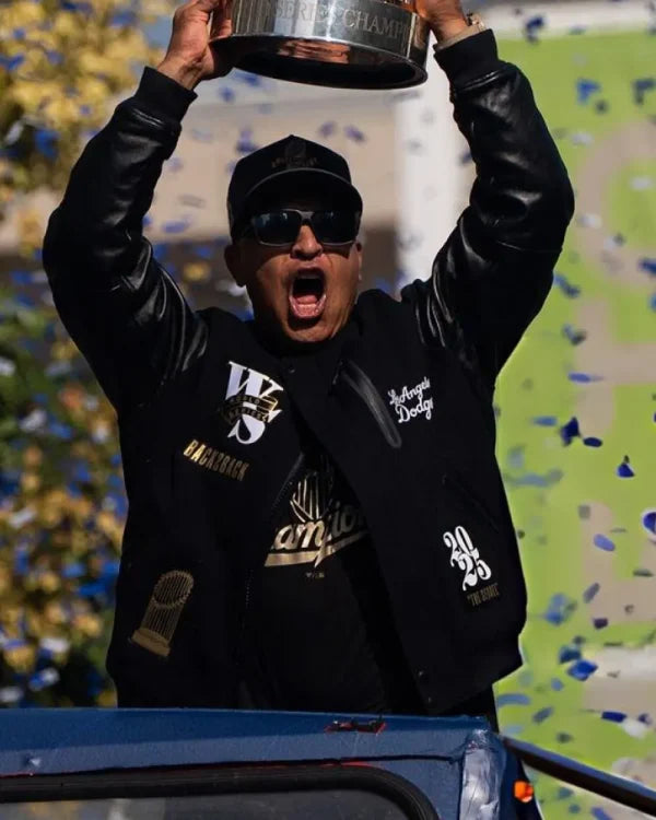 Dave Roberts Dodgers World Series Championship Parade Jacket
