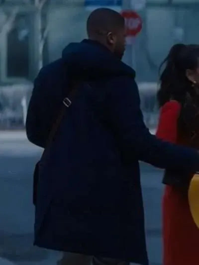 Devale Ellis Meet Me Next Christmas Blue Jacket