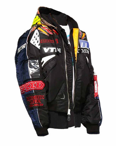 Elite Vetements X Alpha Industries Hooded Racing Jacket