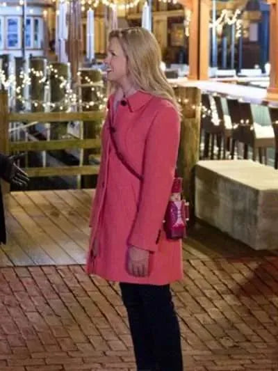 Ginna Claire Mason A Newport Christmas Pink Coat