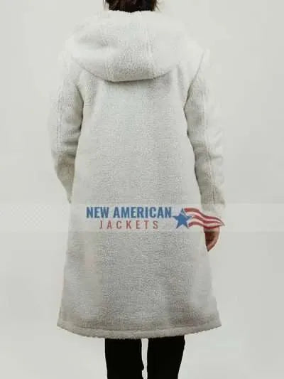 Jodie Sweetin A Cozy Christmas Inn Shearling Coat