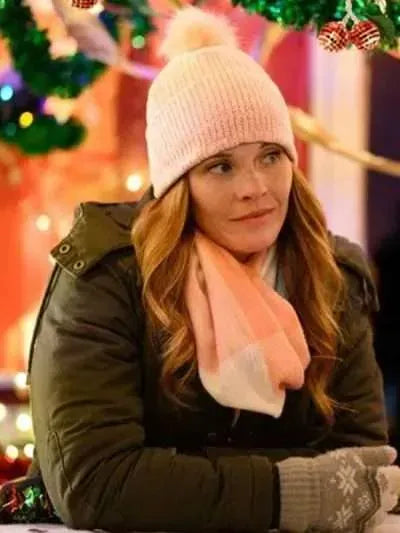 Katie Leclerc A Cherry Pie Christmas Green Jacket