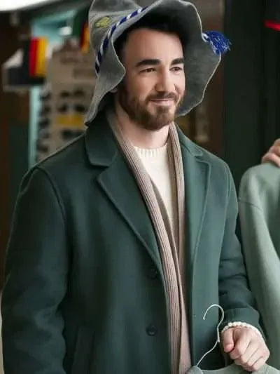 Kevin Jonas A Very Jonas Christmas Movie Green Coat