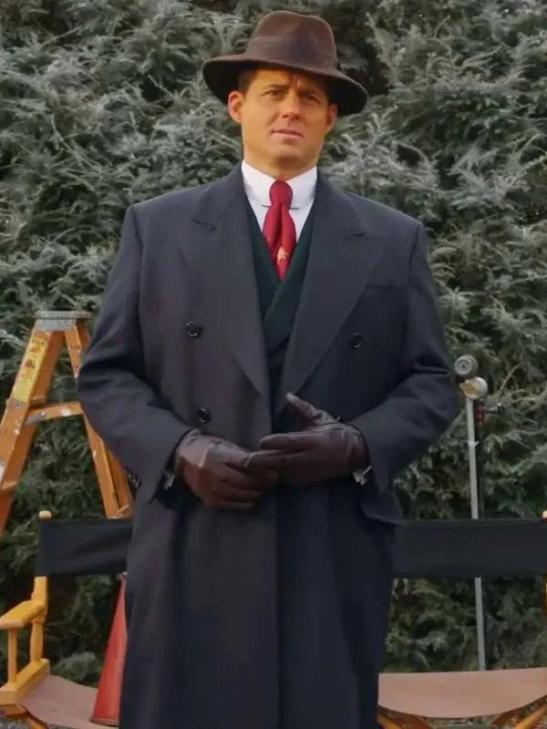 Kristoffer Polaha A Biltmore Christmas Black Coat