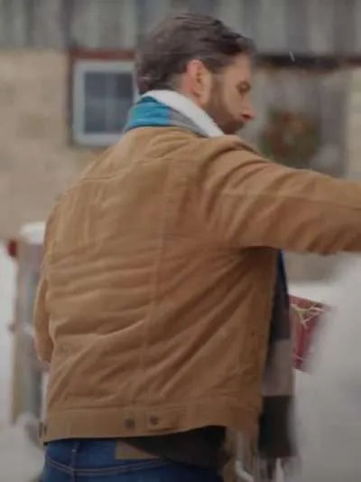 Matt Wells Christmas On The Alpaca Farm Brown Jacket
