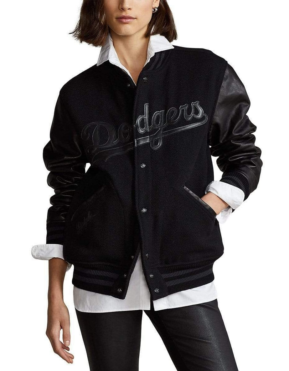 Polo Ralph Lauren LA Dodgers Baseball Bomber Jacket - Trendy Layer