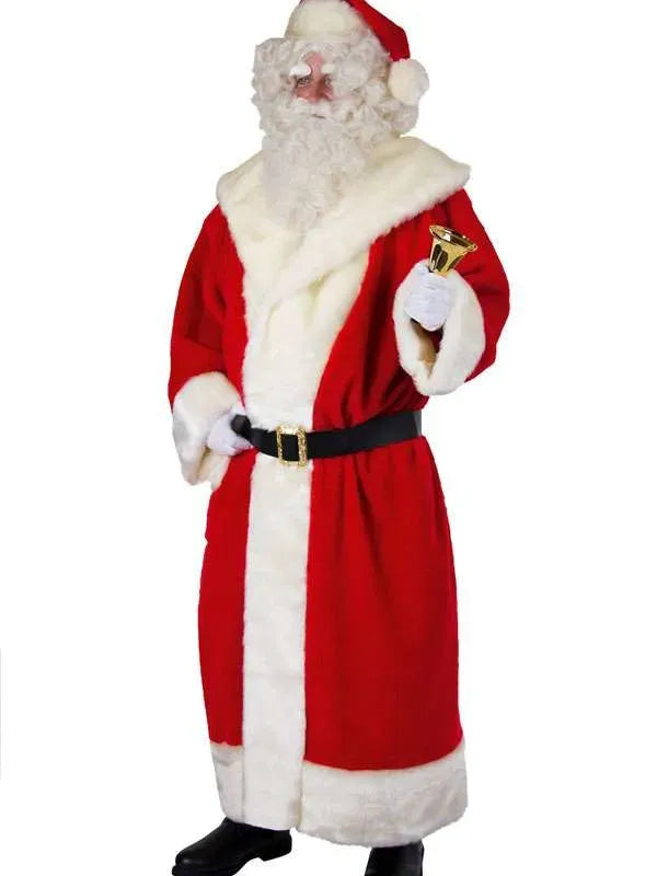 Santa Claus Christmas Costume Long Coat