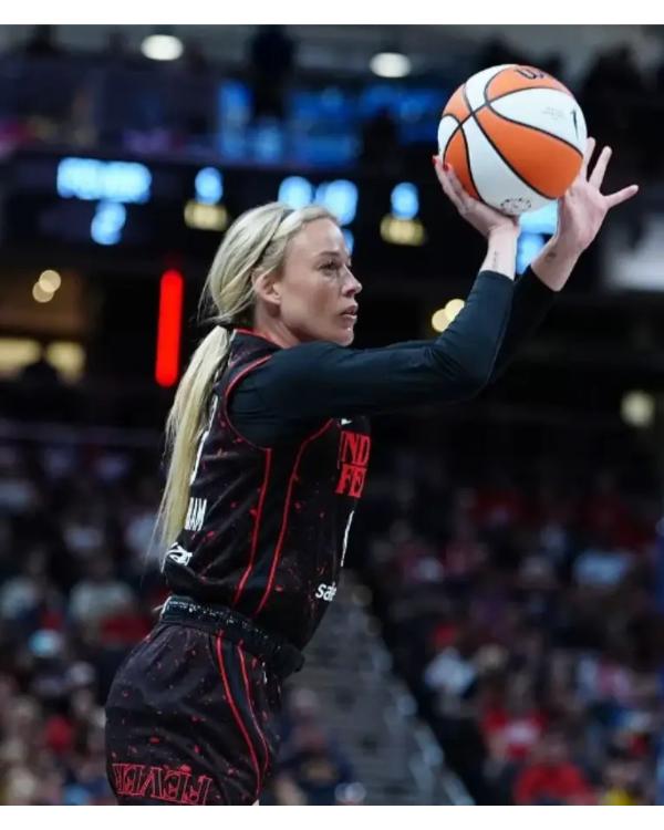 Sophie Cunningham Indiana Fever Stranger Things Jersey Clanton Jacket