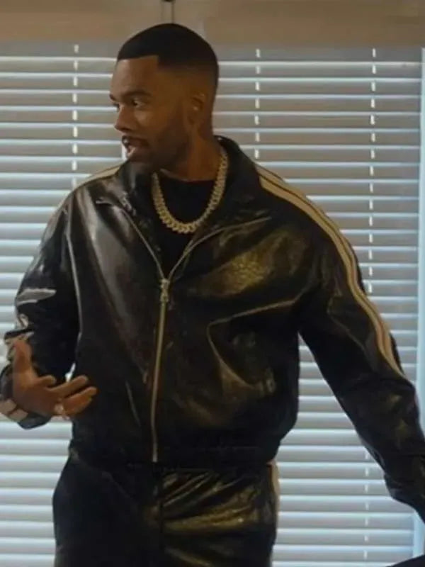 Tedee Maxwell Style Me for Christmas Leather Track Jacket